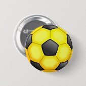 Bunte Fußbälle Button (Vorne & Hinten)