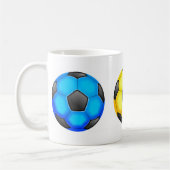 Bunte Fußbälle Kaffeetasse (Links)