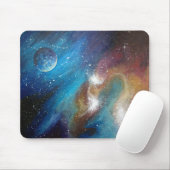 Bunte Galaxie Mousepad (Mit Mouse)