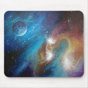 Bunte Galaxie Mousepad