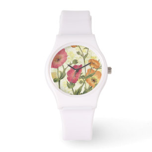 Bunte Gänseblümchen Armbanduhr
