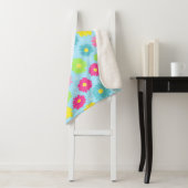 Bunte Gänseblümchen Sherpadecke (Beispiel)