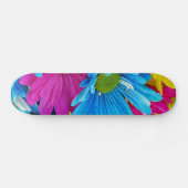 Bunte Gänseblümchen Skateboard (Horizontal)