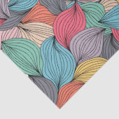 Bunte Garn Kritzeleien Seidenpapier (Detail)