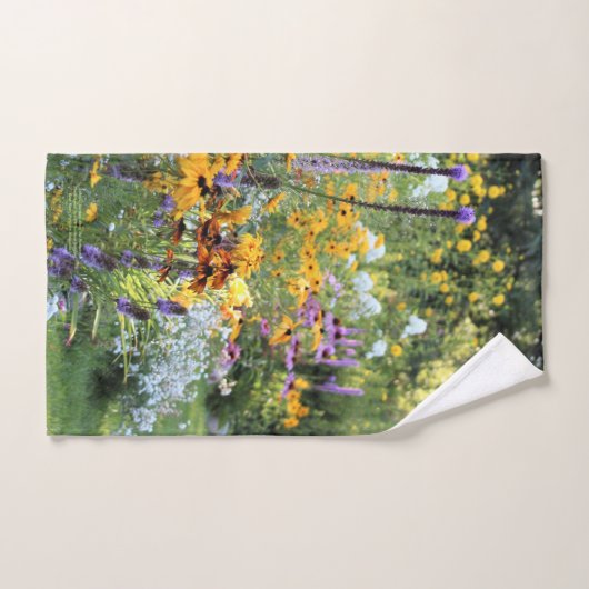 Bunte Gärten entlang den Bahnen! Handtuch (Handtuch)