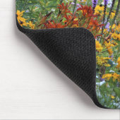 Bunte Gärten entlang den Bahnen Mousepad (Ecke)