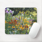 Bunte Gärten entlang den Bahnen Mousepad (Mit Mouse)
