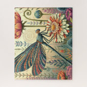 Bunte Garten Schmetterling Puzzle (Vertikal)