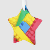 Bunte Gebäude-Blöcke Ornament (Vorderseite)