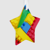 Bunte Gebäude-Blöcke Ornament (Vorderseite)