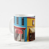 Bunte Gebäude-Tasse Kaffeetasse (Vorderseite Links)