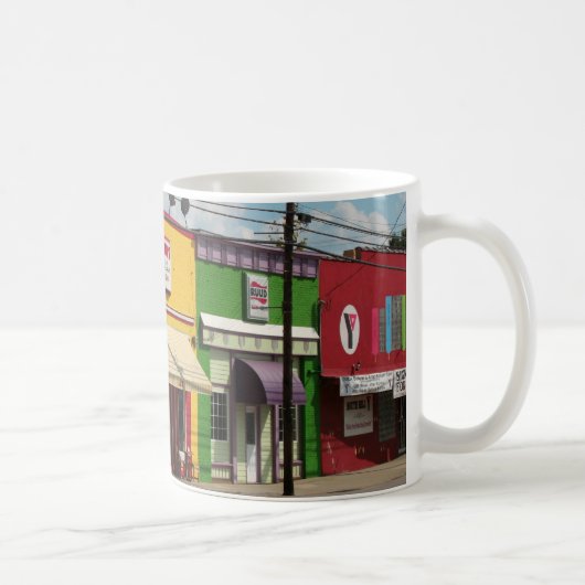 Bunte Gebäude-Tasse Kaffeetasse (Rechts)