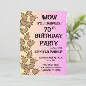 Bunte Geburtstagsparty Einladung (Stehend Vorderseite)