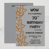 Bunte Geburtstagsparty Einladung (Vorne/Hinten)