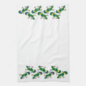 Bunte Gecko-Eidechsen Geschirrtuch (Vertikal)