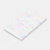 Bunte Gekritzel-klebriger Notizblock (angewinkelt)