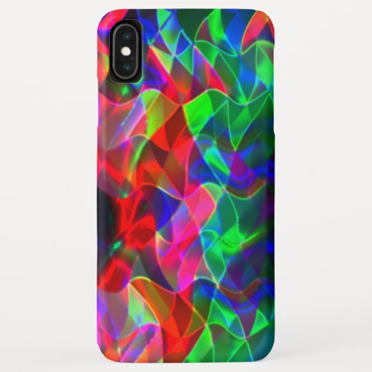 Bunte, gekrümmte Dreiecke oder farbige Gewölbe. Case-Mate iPhone Hülle (Rückseite)