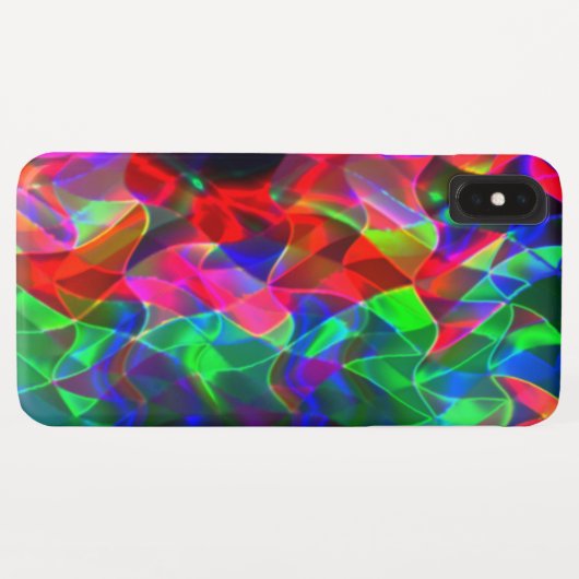 Bunte, gekrümmte Dreiecke oder farbige Gewölbe. Case-Mate iPhone Hülle (Rückseite (Horizontal))