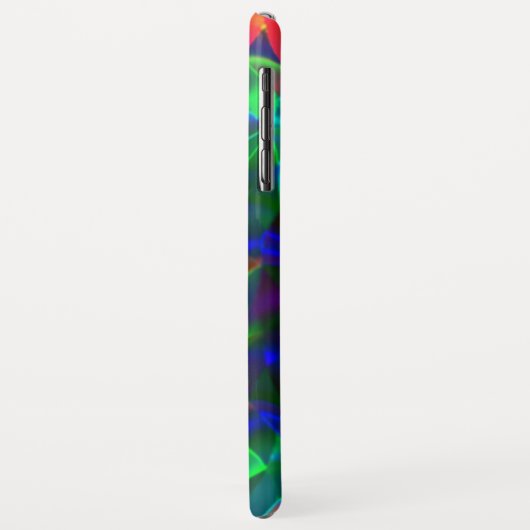 Bunte, gekrümmte Dreiecke oder farbige Gewölbe. Case-Mate iPhone Hülle (Hinten/Links)