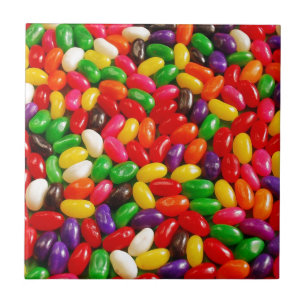 Bunte Geleebonbonsüßigkeit Fliese