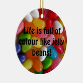 Bunte Geleebonbonsüßigkeit Keramikornament (Rechts)