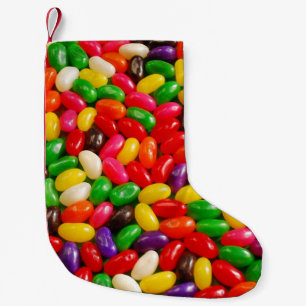 Bunte Geleebonbonsüßigkeit Kleiner Weihnachtsstrumpf