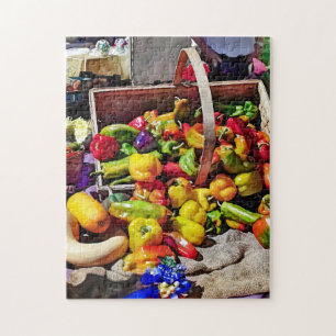 Bunte Gemüse auf dem Bauernmarkt Puzzle