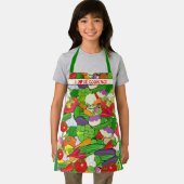 Bunte Gemüse, ich Liebe koche Kinder Schürze (Insitu)