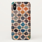bunte gemusterte Fliesen Case-Mate iPhone Hülle (Rückseite)