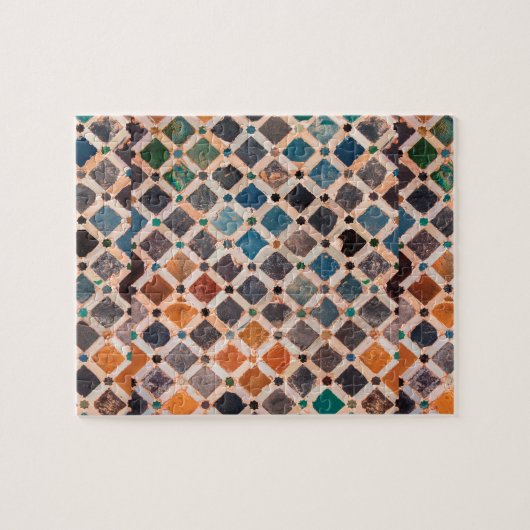 bunte gemusterte Fliesen Puzzle (Horizontal)