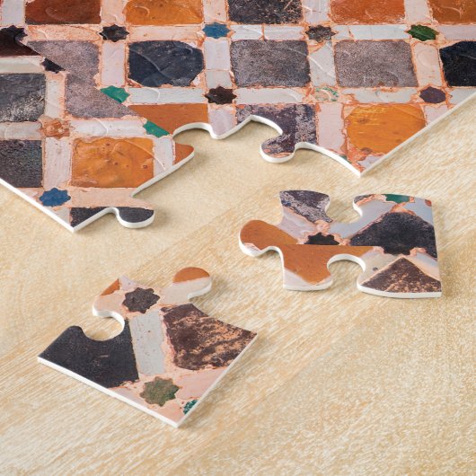 bunte gemusterte Fliesen Puzzle (Seite)