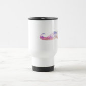 Bunte gentelman Schnurrbart-Hipster Reisebecher (Mittel)