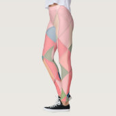 bunte Geometrie der Leggings (Links)