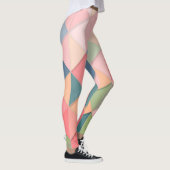 bunte Geometrie der Leggings (Rechts)