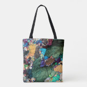 bunte, geometrische Bergkristalle von wehrlite Tasche (Rückseite)