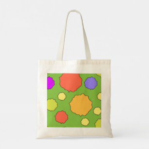 Bunte Geometrische Retro-Funky-Kreise-Tragetasche Tragetasche