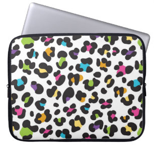 Bunte Gepard-Leopard-Druck-Geschenke für Teenager Laptopschutzhülle