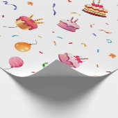 Bunte Geschenkverpackung Geschenkpapier (Ecke)