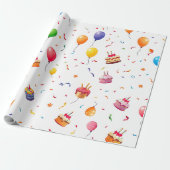 Bunte Geschenkverpackung Geschenkpapier (Ungerollt)