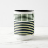 Bunte gestreifte Kaffeetasse (Zentrum)