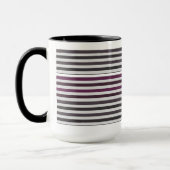 Bunte gestreifte Kaffeetasse (Links)