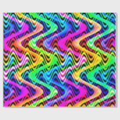 bunte Gewebe Geschenkpapier (Flach)