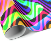 bunte Gewebe Geschenkpapier (Rolleneckpunkt)