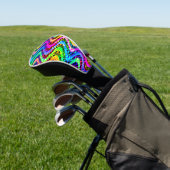 bunte Gewebe Golf Headcover (In SItu)