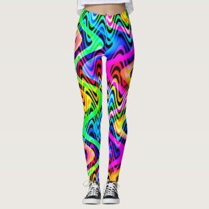 bunte Gewebe Leggings