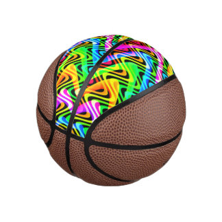 bunte Gewebe Mini Basketball