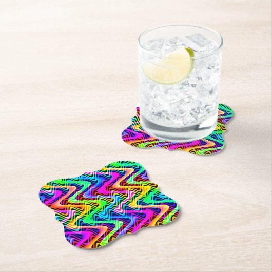 bunte Gewebe Untersetzer (Vor Ort)