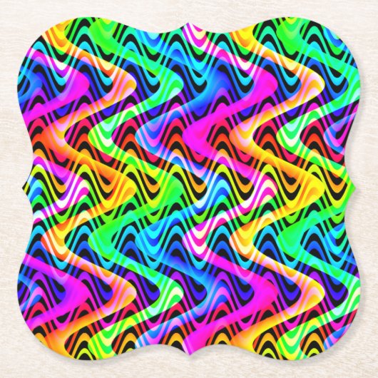 bunte Gewebe Untersetzer (Vorderseite)