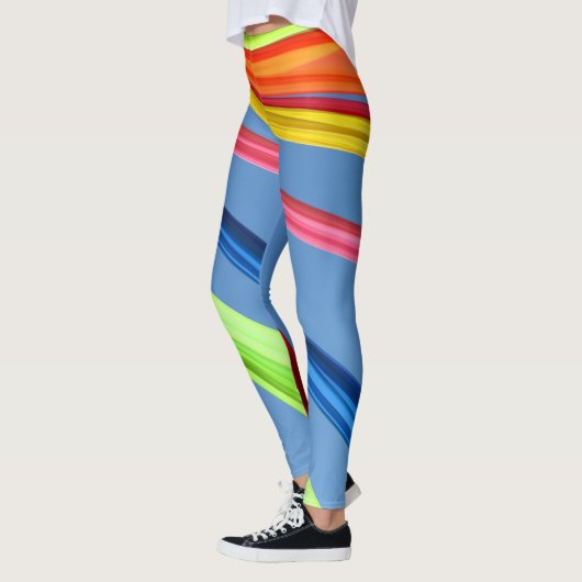 Bunte gezeichnete Leggings (Links)