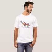 Bunte Giraffen T-Shirt (Vorne ganz)